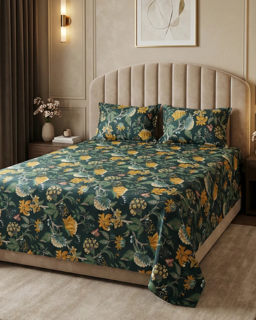 digital-print-bedsheet-cotton-emerald-botanical