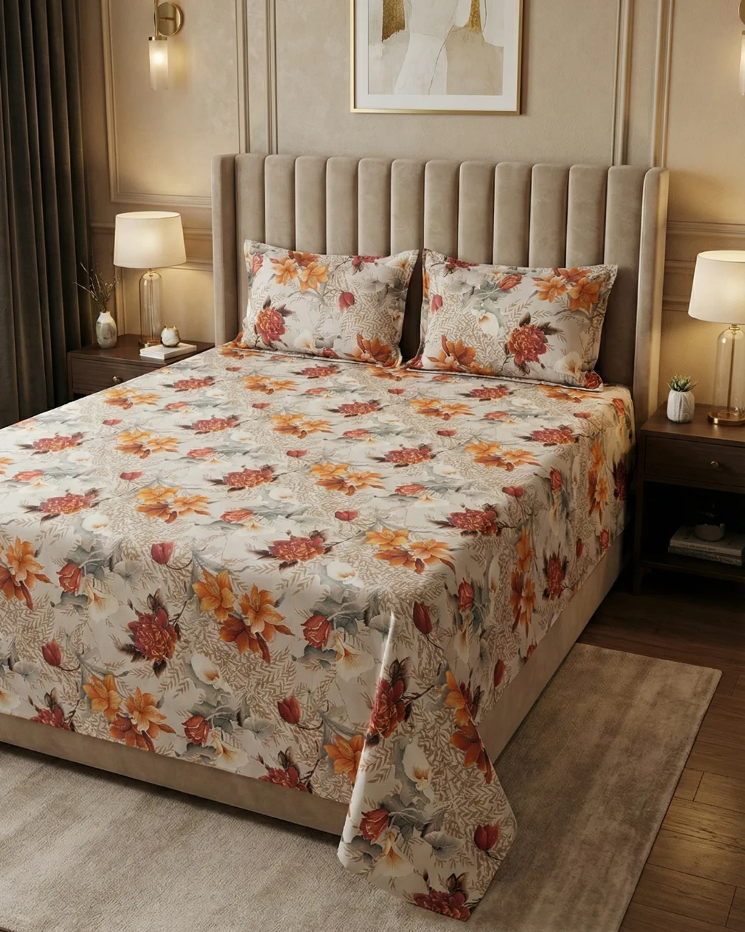 digital-print-bedsheet-cotton-sunset-lily