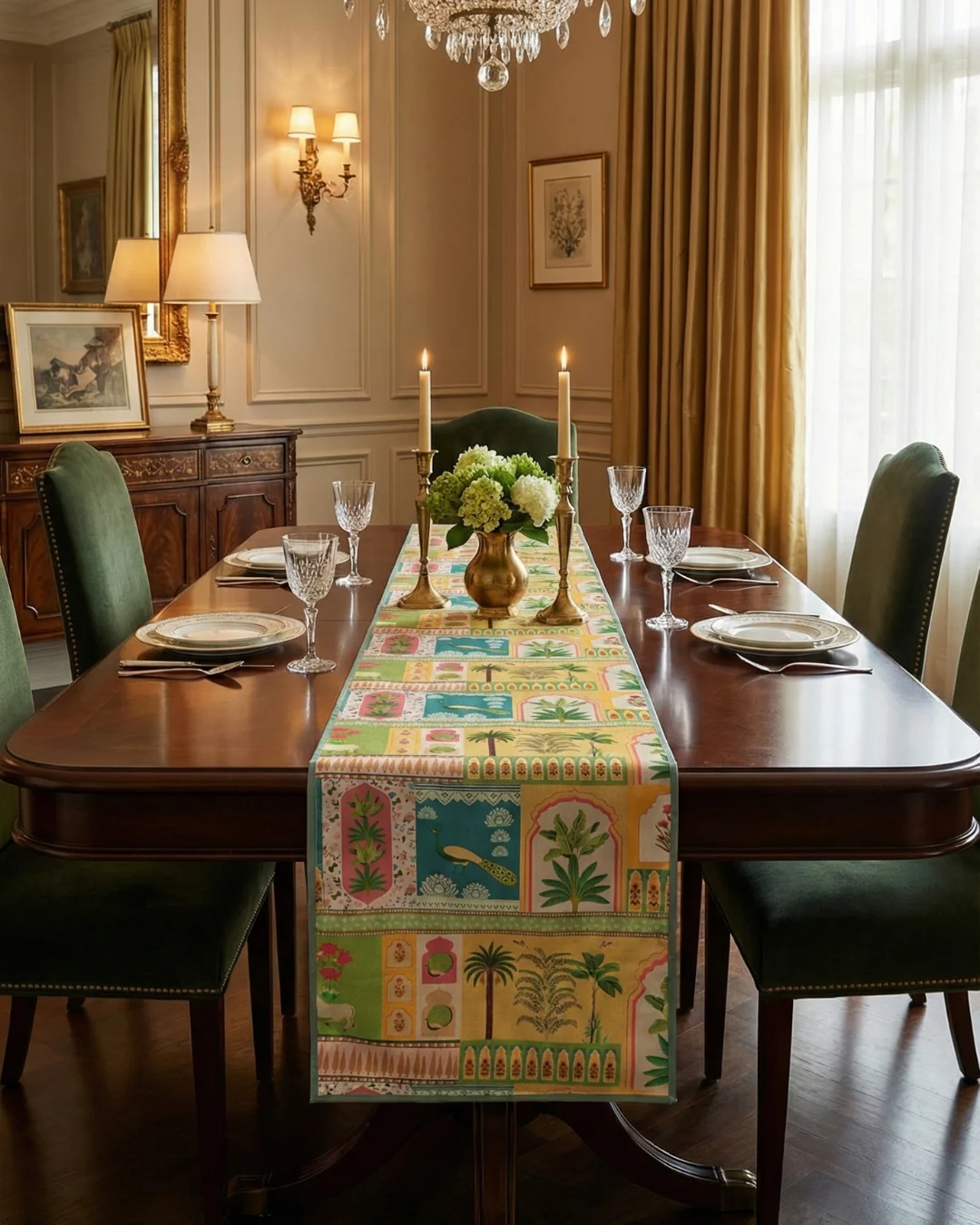 mughal-garden-patch-digital-print-table-runner